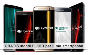 Cashback World e Lyconet Wallpapers per smartphone